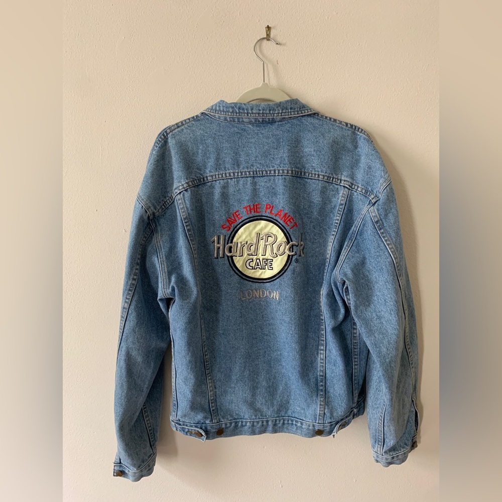 Hard Rock Cafe Jean Jacket unisex retro